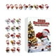 thumbnail image 2 of Calendario de Adviento navideño coleccionable con adorno colgante de muñeco de nieve Estilo D, 2 of 7