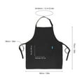 thumbnail image 4 of Generic 2-Pack Adjustable Waterproof Kitchen Aprons with Large Pockets, Unisex Black Design for Cooking, BBQ, and Crafting, 4 of 6