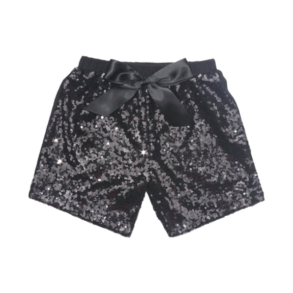 EnJoCho Toddler Baby Girl Sparkly Sequin Blomers Shorts High Waist Glitter Shimer Clubwear Dance Shorts Cute Summer Party Playwear Dancewear