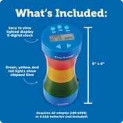 Learning Resources Time Tracker Visual Timer & Clock, Time Telling Toys