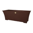 thumbnail image 1 of Maceta Plásticos La Ardilla Jardinera Rattán 60  x 16.8 cm Chocolate, 1 of 1