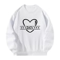 thumbnail image 1 of Sudadera de mujer con estampado de disfraces, cuello redondo, ropa deportiva para parejas M, 1 of 9