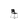 thumbnail image 2 of HON Motivate Seating 4-Leg Stacking Chair Onyx/Platinum 2/Carton MG101ON, 2 of 6