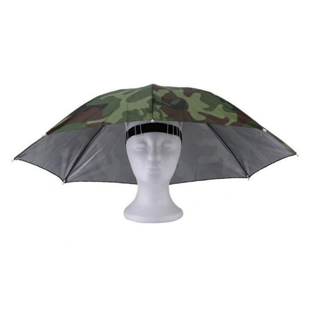 Umbrella Hat，Elastic Headband Sun Rain Umbrella Hat Cap for Party ...