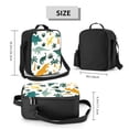 thumbnail image 2 of Lsque Dinosaurs and Tropical Leaves Lunch Bag Lunch Box for Women Men Reusable Insulated Lunch Tote Bag,Leakproof Thermal Cooler Sack Food Handbags Case High Capacity, 2 of 9