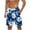 Navy, variant on 2025 Men Hawaiian Swimming Shorts Big and Tall Swim Trunks Trendy Floral Printed 5 Inch Shorts Drawstring Beach Shorts Quick Dry Tropical Short