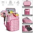 thumbnail image 5 of Travel Cooler Bag - Pink Bows and Baseballs Pattern Camping Beer Cooler Backpack with Bottle Opener- Waterproof Insulated Picnic Backpacks - Cooler Bag for Beach, 5 of 6