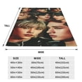 thumbnail image 2 of SKZ Stray Korea Ki Blanket Soft Cozy Fleece Throw Blanket Lightweight Warm Fuzzy Flannel Blankets and Throws for Couch Sofa Bed 40"x30", 2 of 8