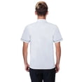 thumbnail image 4 of Gyexs Unisex Short Sleeve Chef Coat Jacket for Women Lightweight Cardigan Soft Comfortable Open Front Knit Sweater (White, Size XXXL), 4 of 9