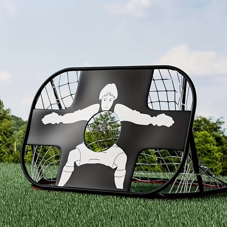 Portable Backboard Folding Soccer Training Goal, Removable, Soccer Goal Net For Indoor And Outdoor Turf Fields
