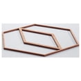thumbnail image 4 of Ekena Millwork 11 3/8"W x 11 3/8"H x 1/4"T Small Hillrose Decorative Fretwork Wood Wall Panels, Cherry, 4 of 18
