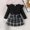 Black, variant on Wavsuf Clothes Sets for Girls Top with Skirt Plaid Black Skirt Set Size 6M