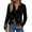 Black, variant on Women's Fashion Athleisure Long-Sleeve Vintage Floral Butterfly Print Stand Collar Polo Shirt Top, Comfortable & Skin-Friendly & Breathable, Gifts for Women