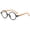 C2, variant on Bamboo Wood Full Frame Reading Glasses with Anti-Fog, Anti-Blue Light Resin Lenses for Round Faces