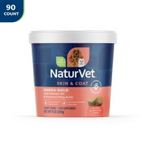 NaturVet Omega-Gold   Salmon Oil Soft Chews for Dogs & Cats 90ct