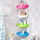 thumbnail image 2 of Corner Storage Rack for Kitchen and Bathroom - Triangle Suction Cup Shower Shelf with Space-Saving Design, 2 of 5