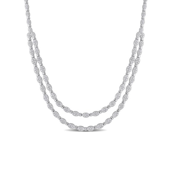 Everly Women's Diamond Sterling Silver Tennis Necklace