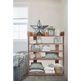 thumbnail image 2 of 18 Pairs Shoe Rack with Top Shelf and Hanging Bar, Natural, 2 of 7