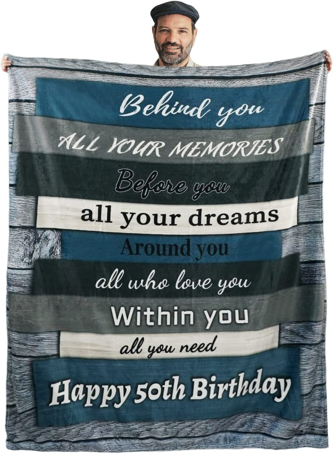 50th Birthday Gifts For Women Blanket 50th Birthday - Temu