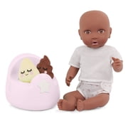 LullaBaby Pink Baby Doll Potty Set Potty Training Accessories