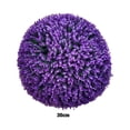 thumbnail image 4 of Cateissary Bolas decorativas de plástico de imitación de boj, elegantes bolas de de plantas artificiales para interiores o exteriores Decoración azul violeta 30cm, 4 of 6
