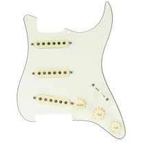 Fender Pre Wired Stratocaster 11 Hole Pickguard for Original '57/'62 SSS Pickups, Parchment White