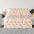 thumbnail image 3 of Throw Blanket for Couch, Cute Cartoon Mushrooms Super Soft Fuzzy Comfy Warm Throw Blanket, Cuteness Lightweight Cozy Plush Flannel Blanket & Throws for Sofa and Bed All Season, 3 of 5