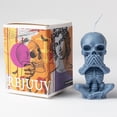 thumbnail image 2 of Rejuuv Skull Creative Candle, Hand Holding Bead Halloween Skull Scented Candle, 2 of 2