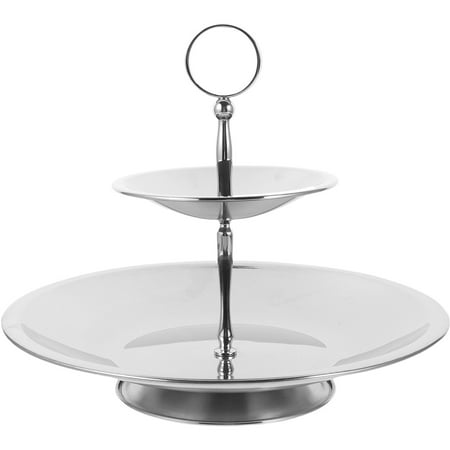 

Multi-layer Fruit Tray Stainless Steel Fruit Tray Snacks Serving Stand Snacks Storage Holder Fruit Stand