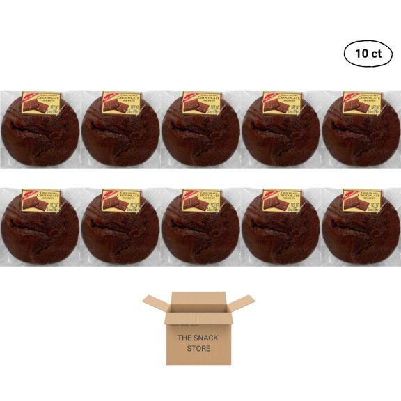 The Snack Store Bundle Bon Appetit Chocolate Chocolate Muffin, Pack of 10 (5 oz)