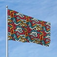 thumbnail image 2 of Picia Geometry Printed Flag ,Geometry Pattern Garden Flag Vertical Double,Yard Lawn Outdoor Decor 48x72", 2 of 9