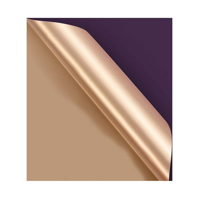 20 Sheets Double Sided Golden Flower Wrapping Paper 58X58cm Waterproof Gift Packaging Florist Bouquet Wraps