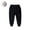 A86 Black, variant on Xdegoge Baby Fleece Lined Jogger Pants, Soft and Warm Toddlers' Sweatpants with Elastic Cuffs