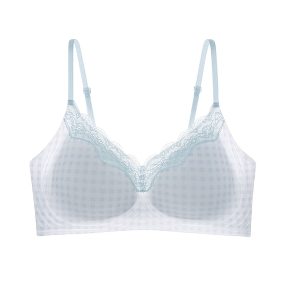 Cavosen Sports Bras for Women Supportive Bras Push Up Full Coverage Stretch Bralettes Wide Straps Back Smoothing Everyday Underwear