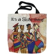 Shades of Color Woven Tote Bag It's A Sista Thang