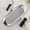M, variant on Home Decor Trinket Tray Oval Stainless Small Serving Trays Towel Storage Dish Plate Tea Trays Jewelry Plate