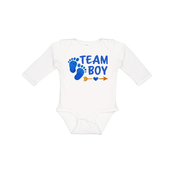 Inktastic Team Boy Boys or Girls Long Sleeve Baby Bodysuit