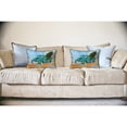thumbnail image 2 of Betsydrake HJ1223 Green Truck Indoor & Outdoor Pillow - Large, 2 of 2