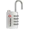 thumbnail image 3 of Pack TSA 4 Digit Luggage Locks - Heavy Duty Set - Your Own Padlocks for Travel Luggage Suitcase & Backpack - Silver, 3 of 5