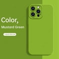 thumbnail image 2 of Funda cuadrada de silicona líquida para teléfono móvil, carcasa suave a prueba de golpes para iPhone 14, 13, 12 Mini, 11 Pro, XS Max, X, XR, 7, 8, 6, 6s Plus, SE2, 2 of 5