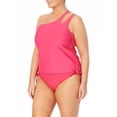 thumbnail image 3 of Time and Tru Women's and Women's Plus Cut Out One Shoulder Tankini Top, 3 of 4