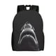 thumbnail image 1 of Disketp Black And White Shark Mochila Unisex de Apertura Lateral Completa, Mochila para Laptop para Escuela, Trabajo y Viajes, 1 of 8