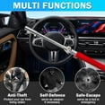 thumbnail image 4 of Steering Wheel Lock Adjustable Anti Theft Car Device Locks, Universal Volante Prevention Accessory, with 3 Keys and Escape Hammer for Truck SUV Van Security, Vehicle Immobilizer System, 4 of 8