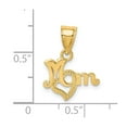 thumbnail image 3 of 14K Yellow Gold Charm Pendant Themed Textured 15.6 mm 15.7, 3 of 4