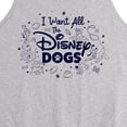 thumbnail image 2 of Disney Classics - Cats & Dogs - I Want All The Disney Dogs - Men's Jersey Tank Top, 2 of 4