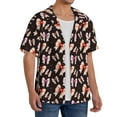 thumbnail image 2 of Gukieu Colorful bow with polka dots Print Men's Short-sleeved Shirts, Button-down Pocket Shirts, T-shirts, Beach Vacation Travel Summer Clothing-X-Large, 2 of 5