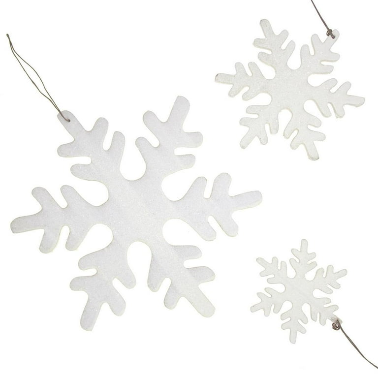 White Snowflake Decorations