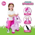 thumbnail image 7 of Waddle Pink Unicorn Inflatable Bouncer Ride on, 7 of 7