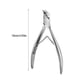 thumbnail image 3 of Guardurnaity Cortaúñas de acero inoxidable, cortaúñas profesionales para manicura y pedicura, cortauñas puntiagudas Juegos de manicura plata, 3 of 6