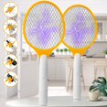 thumbnail image 1 of Bug Zapper,Mosquito Zapper Indoor Outdoor Electric Fly Swatters Battery Powered Mosquito Killer Bug Zapper Racket Handheld Insect Fly Trap for Home Bedroom Kitchen Backyard(2 Pack,Black), 1 of 6